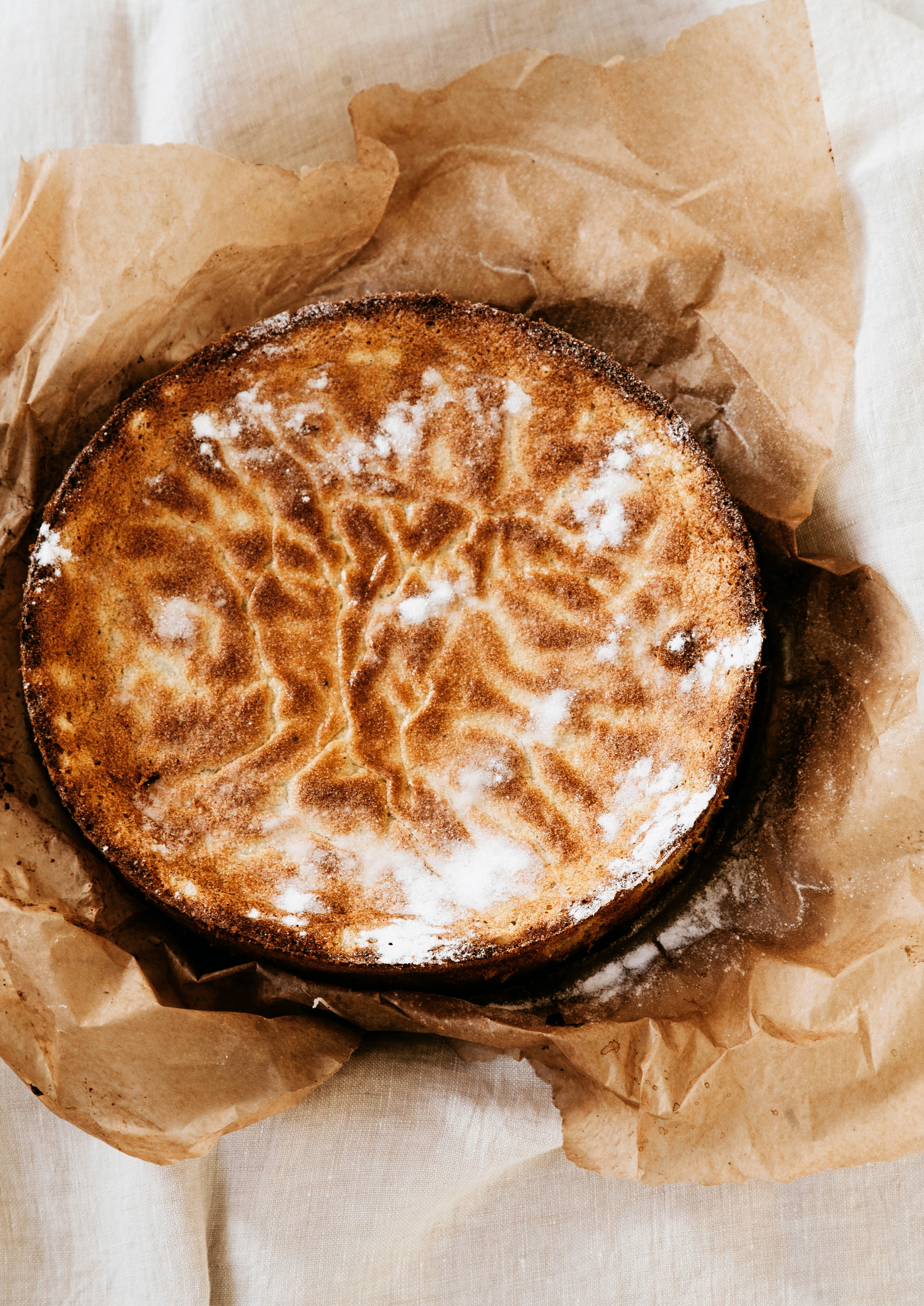 Torta di Risa,Milchreis Kuchen mit Risotto Reis