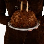 Traditionelles Essen Christmas Pudding